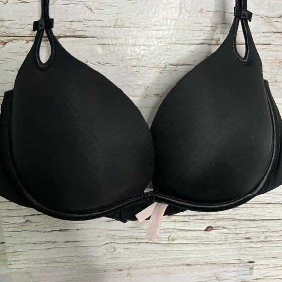 Victoria’s Secret plunge black bra size 34D - Picture 9 of 9